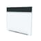 Ghent Combo Whiteboard/Bulletin, Mag Por/Rcycld, Styl A, 5 ft H x 8 ft W, Black SPC58A-ATR-BK - alternate 1